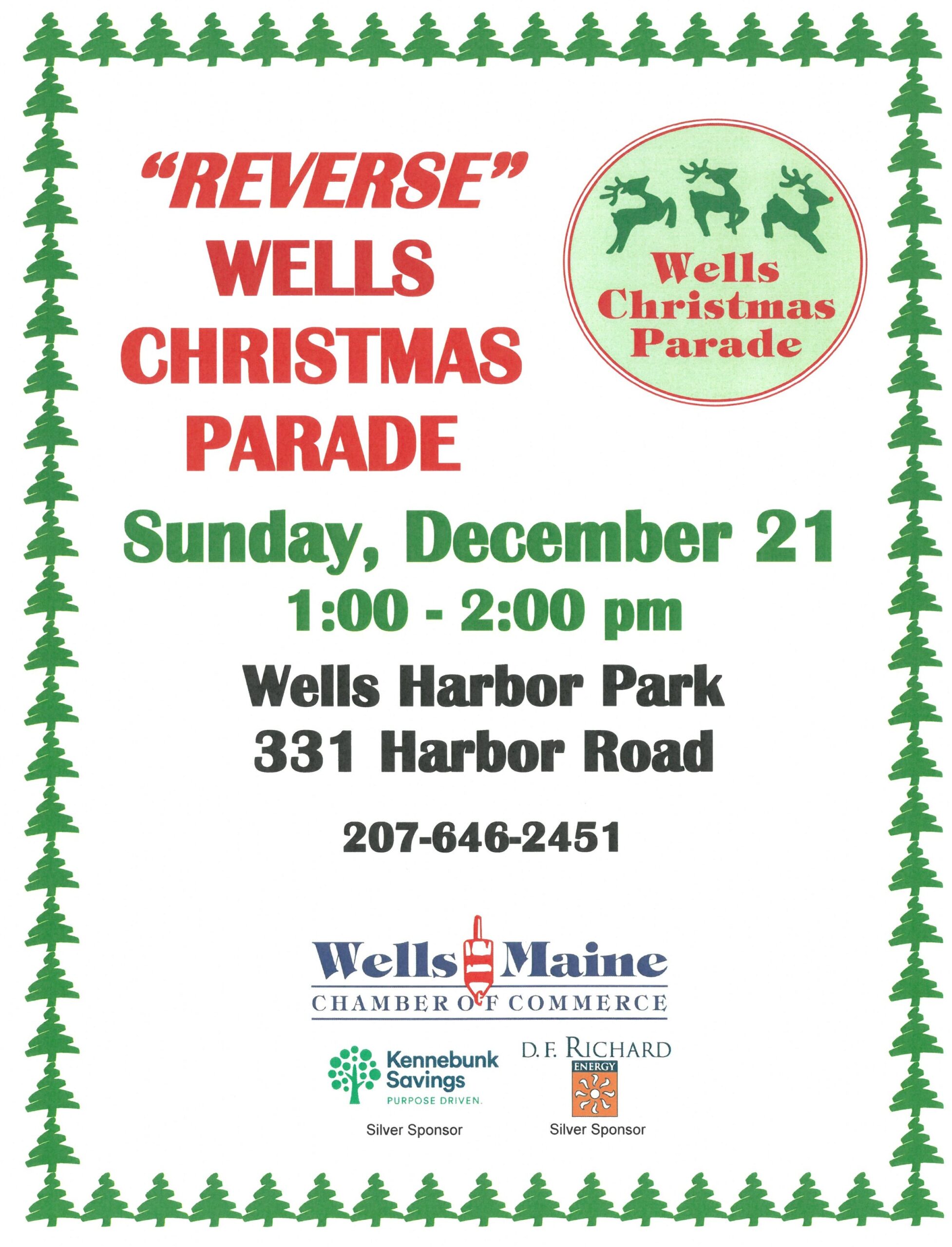 "Reverse" Wells Christmas Parade - Get more info!